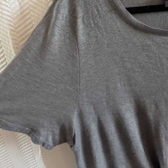 RACHEL Roy 100% linen crewneck t shirt size XL minimalist casual tee - Picture 5 of 5